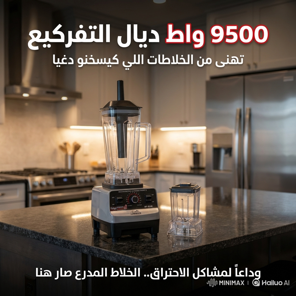 أقوى خلاط بقوة  9500 واط
